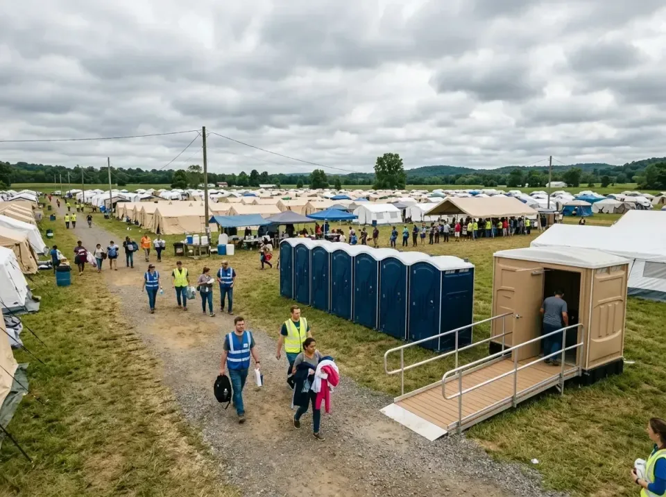 disaster-relief-camp-restrooms-010 — frequently asked questions, Dumpster & Portable Bathrooms Rental in Crystal City, MO